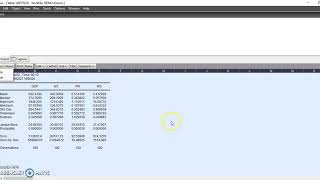 Time Series Analysis Using Eviews [upl. by Onitnerolf723]