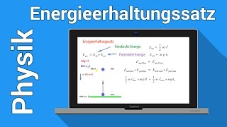 Energieerhaltungssatz Potentielle und Kinetische Energie  Physik Nachhilfe [upl. by Atkins]