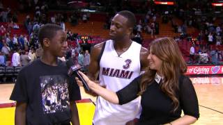 Dwayne Wades Son Critiques His Dads Dunking [upl. by Torre]