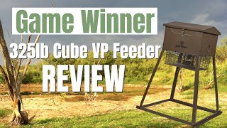 Game Winner 325lb Cube VP Feeder Review [upl. by Vitek]