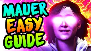 ULTIMATE MAUER DER TOTEN EASTER EGG GUIDE Cold War Zombies Easter Egg ALL SPAWNS SOLO amp COOP [upl. by Nareht]