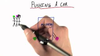 Pushing a Car  Intro to Physics [upl. by Sacken623]