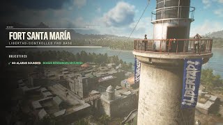 Far Cry 6 Fort Santa Maria Walkthrough  Stealth Base Capture  Capture FND Base  What If Gameplay [upl. by Mahoney]