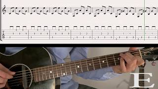 RECUERDOS DE LA ALHAMBRABenTZik Guitar duo tutorial 3 SCORETAB Easy version [upl. by Oicinoid]