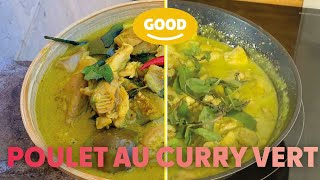 Poulet au curry vert Fait Maison [upl. by Buhler]