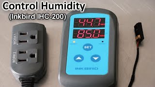 Inkbird Humidity Controller  IHC 200 settingsprogramming [upl. by Campos]