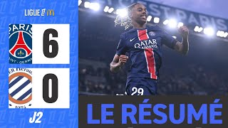 PSG  Montpellier  60  Le Résumé  Ligue 1 202425 [upl. by Boff]