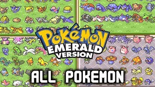 Pokémon RubySapphireEmerald  ALL 386 Pokémon in PC Complete Pokédex [upl. by Aceber]