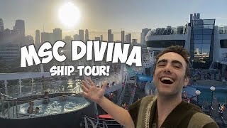 MSC Divina Ship Tour [upl. by Hawger]