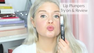 Best Lip Plumpers  Try on amp Review [upl. by Attenev]