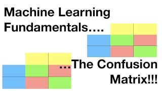 Machine Learning Fundamentals The Confusion Matrix [upl. by Lodi]