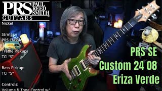 PRS SE Custom 24 08 Eriza Verde [upl. by Aronas]