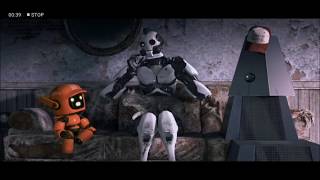 Three Robots LoveDeathRobots kitten scene [upl. by Ricarda]