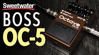 BOSS OC5 Octave Pedal Demo [upl. by Lilllie]