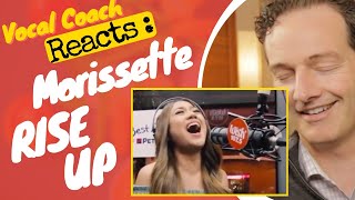 Vocal coach REACTS  Morissette  Rise Up [upl. by Cohberg]