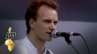 Sting  Roxanne Live Aid 1985 [upl. by Croner]