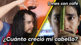 CAFE  REMEDIO CASERO para hacer crecer el cabello COMO MINOXIDIL PRUEBA DE 1 MES ANTES Y DESPUES [upl. by Nicholas]