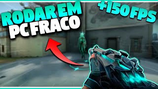 COMO RODAR VALORANT EM PC FRACO  Como aumentar o FPS do Valorant [upl. by Hairym]