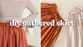 How To Make The Perfect Gathered Skirt [upl. by Jacobine753]