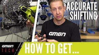 How To Get Perfect Accurate Shifting  MTB Maintenance [upl. by Rez568]