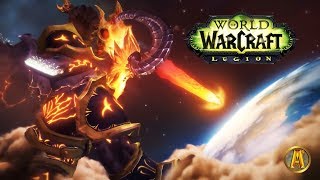 Sargeras Impales Azeroth Sword Cinematic  Illidans Sacrifice Argus Ending WoW LegionWar Within [upl. by Liscomb292]