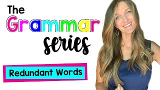 The Grammar Series Redundant Words and Phrases [upl. by Awahsoj58]