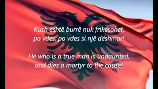 Albanian National Anthem  quotHymni I Flamuritquot SQEN [upl. by Asset75]