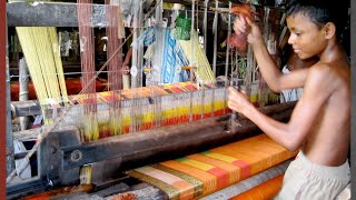 Inside a Hand Loom Weaving Factory [upl. by Sill]