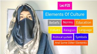 Elements Of Culture Explained in Urdu And Hindi  Introduction to Anthropology  Societyopedia [upl. by Kelcey]