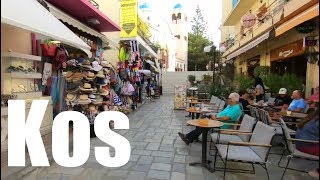 Walking Through the Streets of Kos Town Greece [upl. by Ydaf]