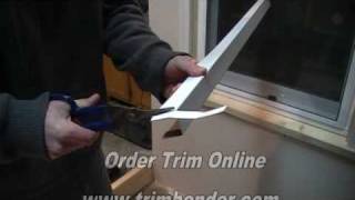 How to cover a window sill [upl. by Yanel]