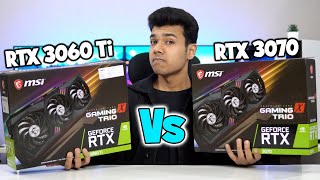 Budget GPU Battle 🔥 RTX 3060 Ti Vs RTX 3070 Gaming Comparison with Benchmarks [upl. by Ymeraj]