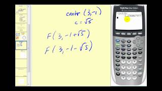 Conic Sections The Ellipse part 1 of 2 [upl. by Vanhook]