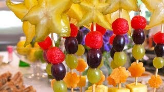 Fruit Wands  Fun Snacks for Kids  Weelicious [upl. by Nolyd]