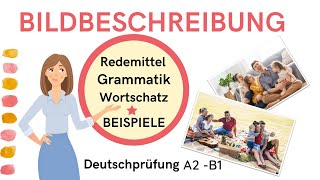 Bildbeschreibung A2B1 Mündliche Prüfung  Deutsch lernen [upl. by Irrot]