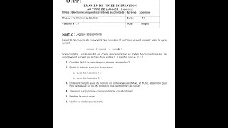 PART 1 COMPTEUR SYNCHRONE BASCUL JK ET D 1357correction TP variante N°5 EXAMEN DE FIN DE FORMA [upl. by Flavia]