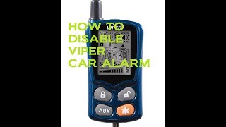 How to disable Viper alarm [upl. by Alik]