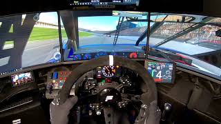 iracing NASCAR Michigan International Speedway Chevrolet Impala triple screens [upl. by Adnolahs597]