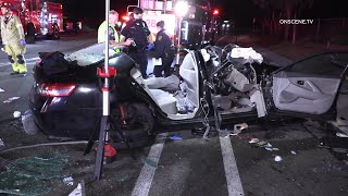 Teen Killed Five Others Injured in HeadOn Crash  San Diego [upl. by Efinnej]