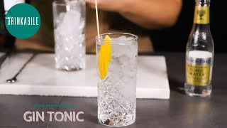 Gin Tonic  Ricetta Cocktail  Drinkabile [upl. by Laundes976]