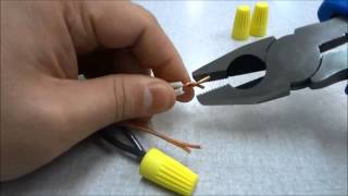 How To Connect Electrical Wires Together Tutorial [upl. by Animsay]