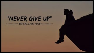 Christian Rap  David Robledo  quotNever Give Upquot  Christian Hip Hop Lyric Video [upl. by Sheepshanks]