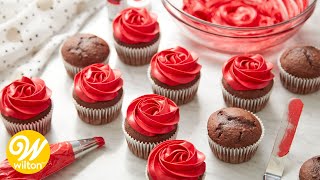 How to Make Red Frosting  Wilton [upl. by Moritz]