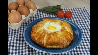 Fagottini di pasta sfoglia e uova lidea gustosa per un pranzo originale [upl. by Tonneson440]