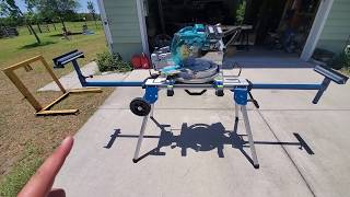 Harbor Freight Hercules Professional Rolling Miter Saw Stand Unboxed [upl. by Rainer]