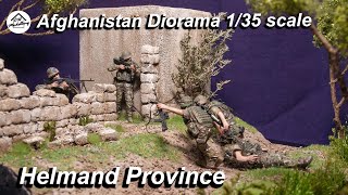 135 Afghanistan Diorama Realistic Scenery  Hell in Helmand [upl. by Trixi]