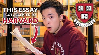 READING COLLEGE ESSAYS THAT GOT ADMITTED TO HARVARD UNIVERSITY [upl. by Maclean]