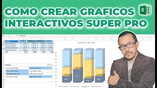 Cómo hacer GRAFICOS INTERACTIVOS EN EXCEL para análisis de DATOS de FORMA DINAMICA [upl. by Danas]