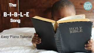 The BIBLE EASY piano Tutorial ANY Age Can Play [upl. by Liponis]