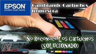 Impresora NO Reconoce Cartuchos EPSON [upl. by Steffie]